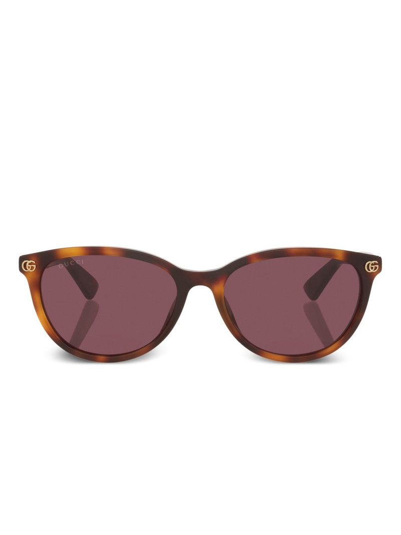 GG-logo tortoiseshell sunglasses 1