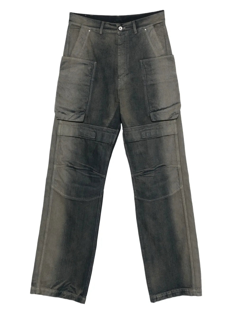 RICK OWENS - Men Pantaloni In Denim Stefan Cargo Jeans - 5