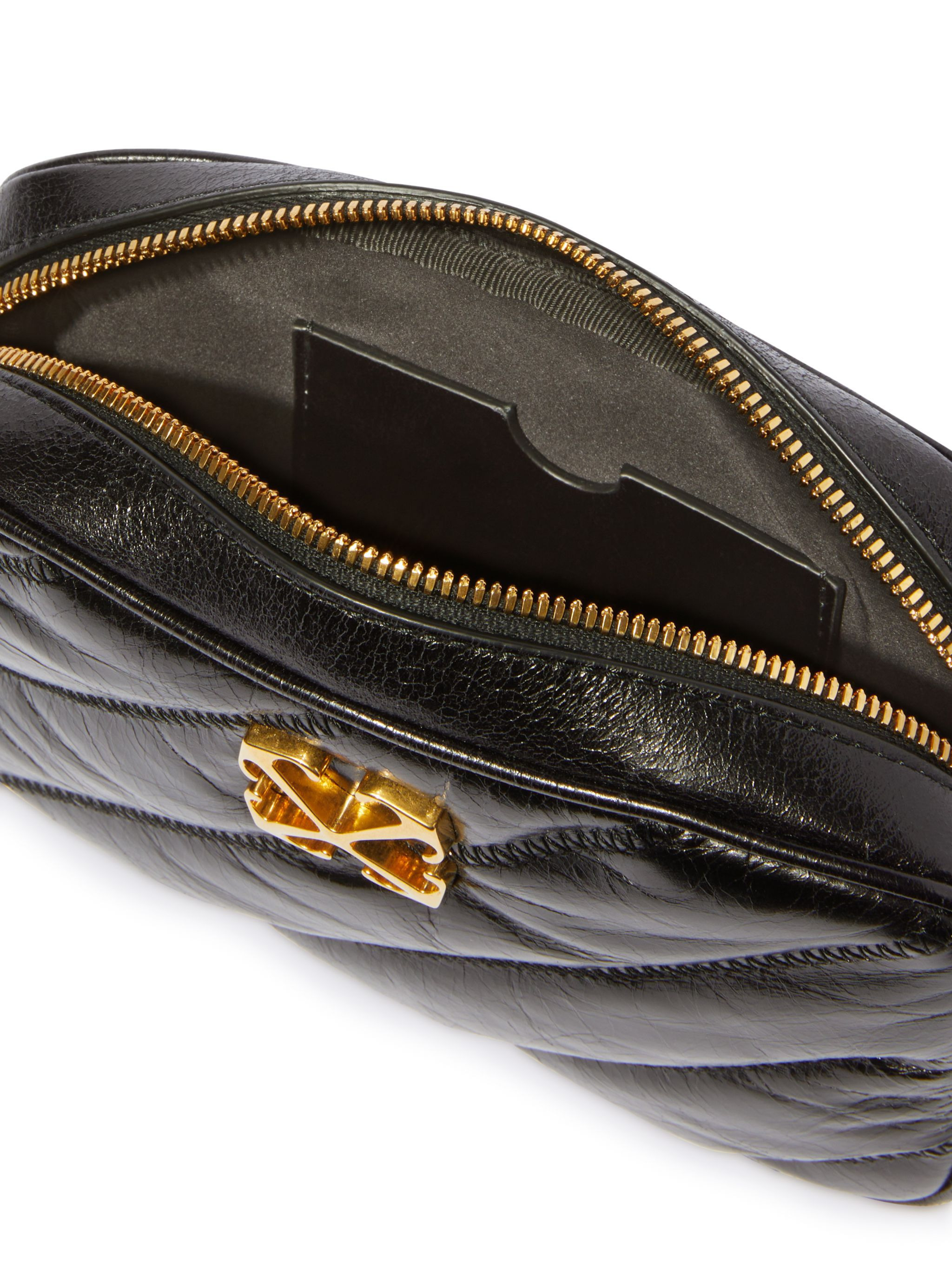 Black Quilted Camera Bag - 6