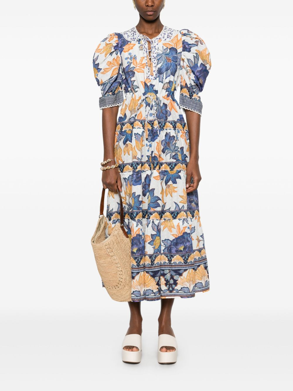 Summer Flowers-print maxi dress - 2