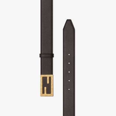 FENDI Brown leather belt outlook