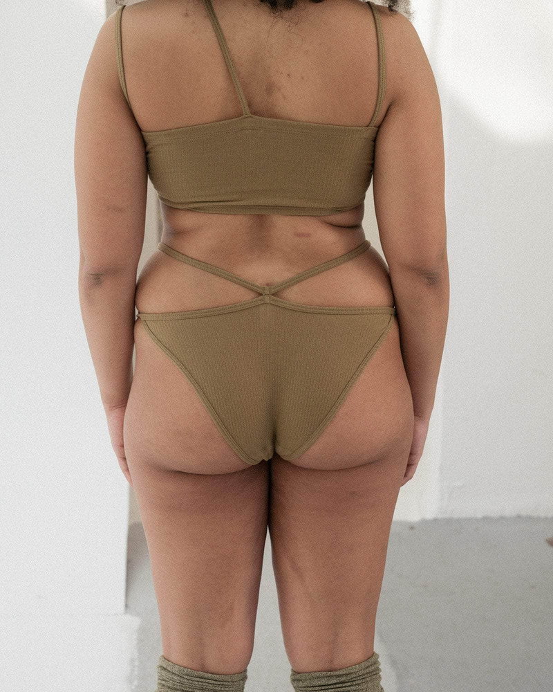 BASERANGE Nida Pants - Fine Organic Cotton Rib outlook