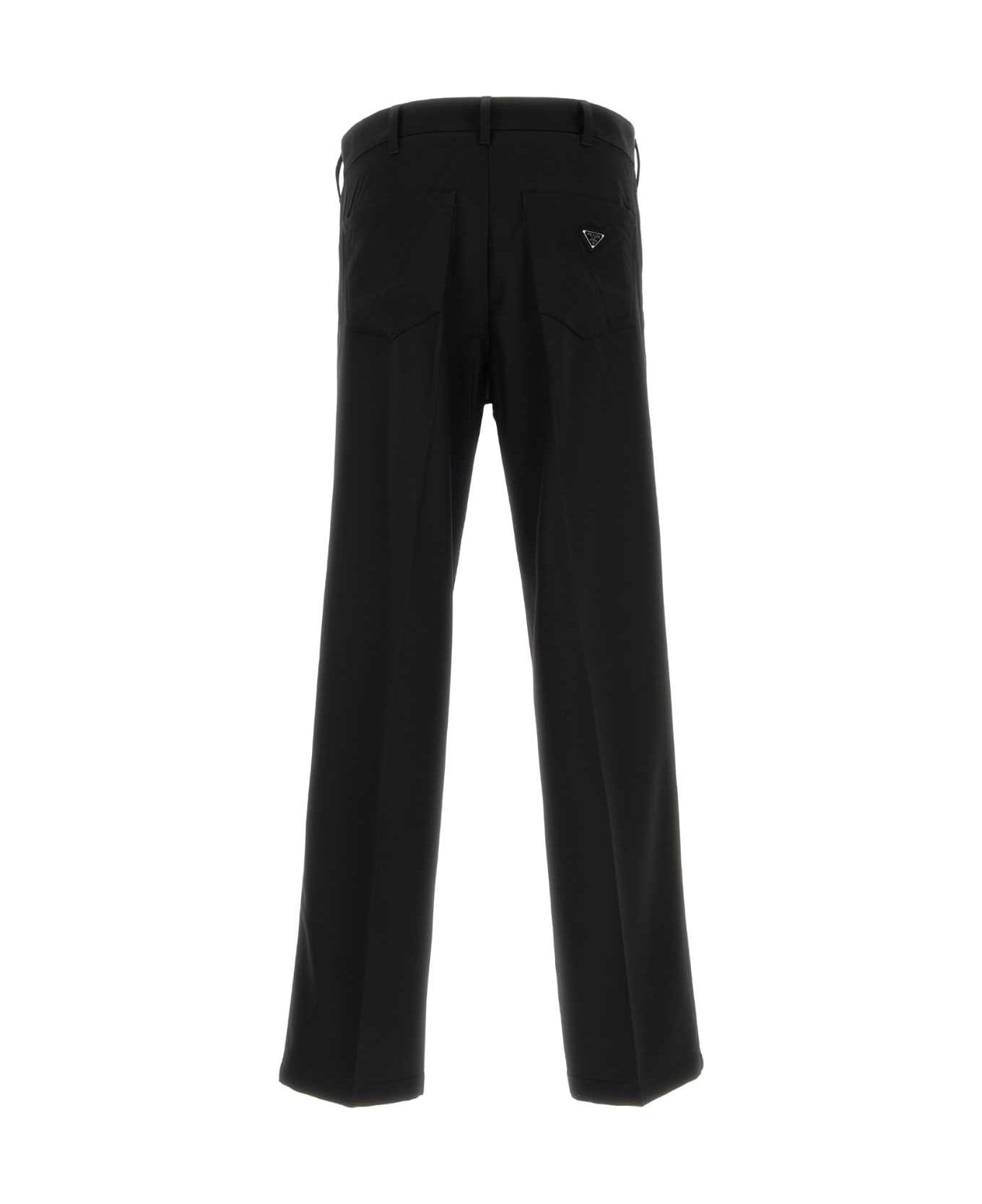 Black Gabardine Pant - 2