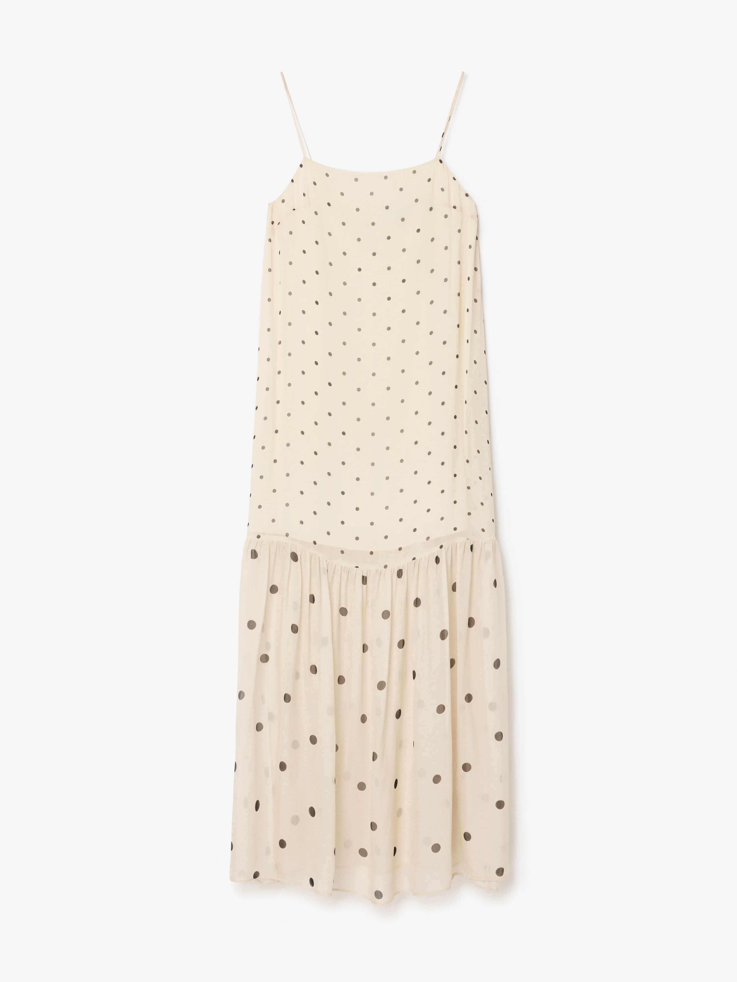 Dot Slip Dress - 1