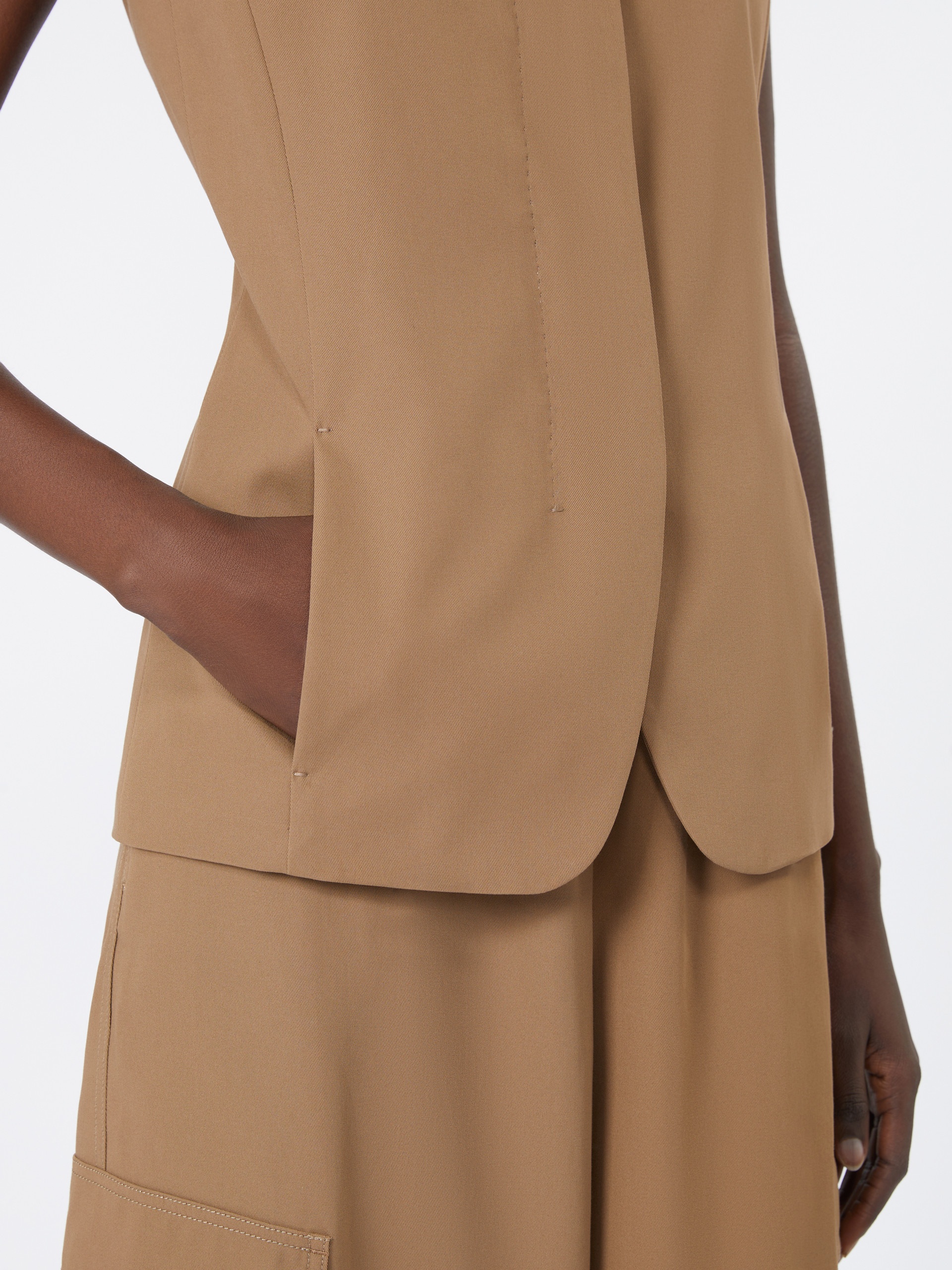 RENO Cotton twill gilet - 5