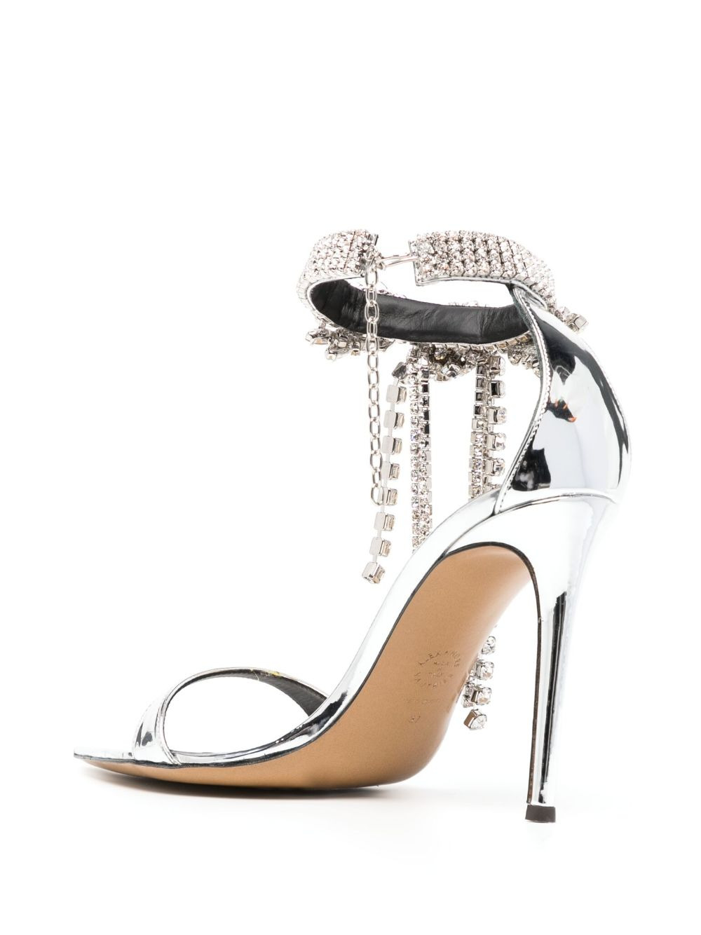 100mm crystal-embellished pumps - 3
