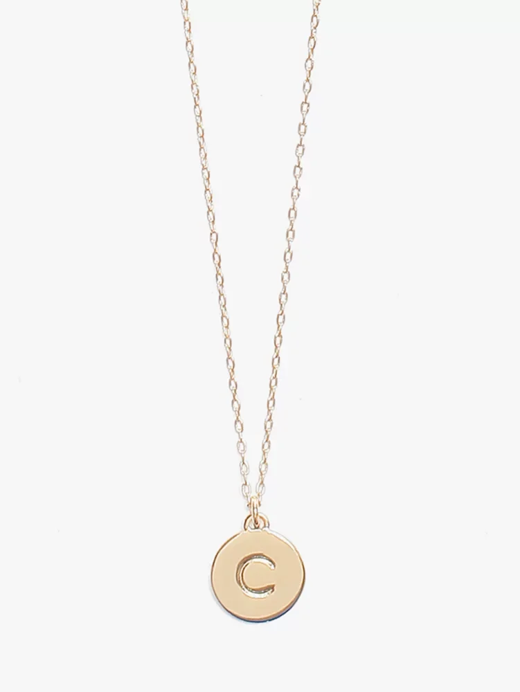 Initial C Mini Pendant - 1