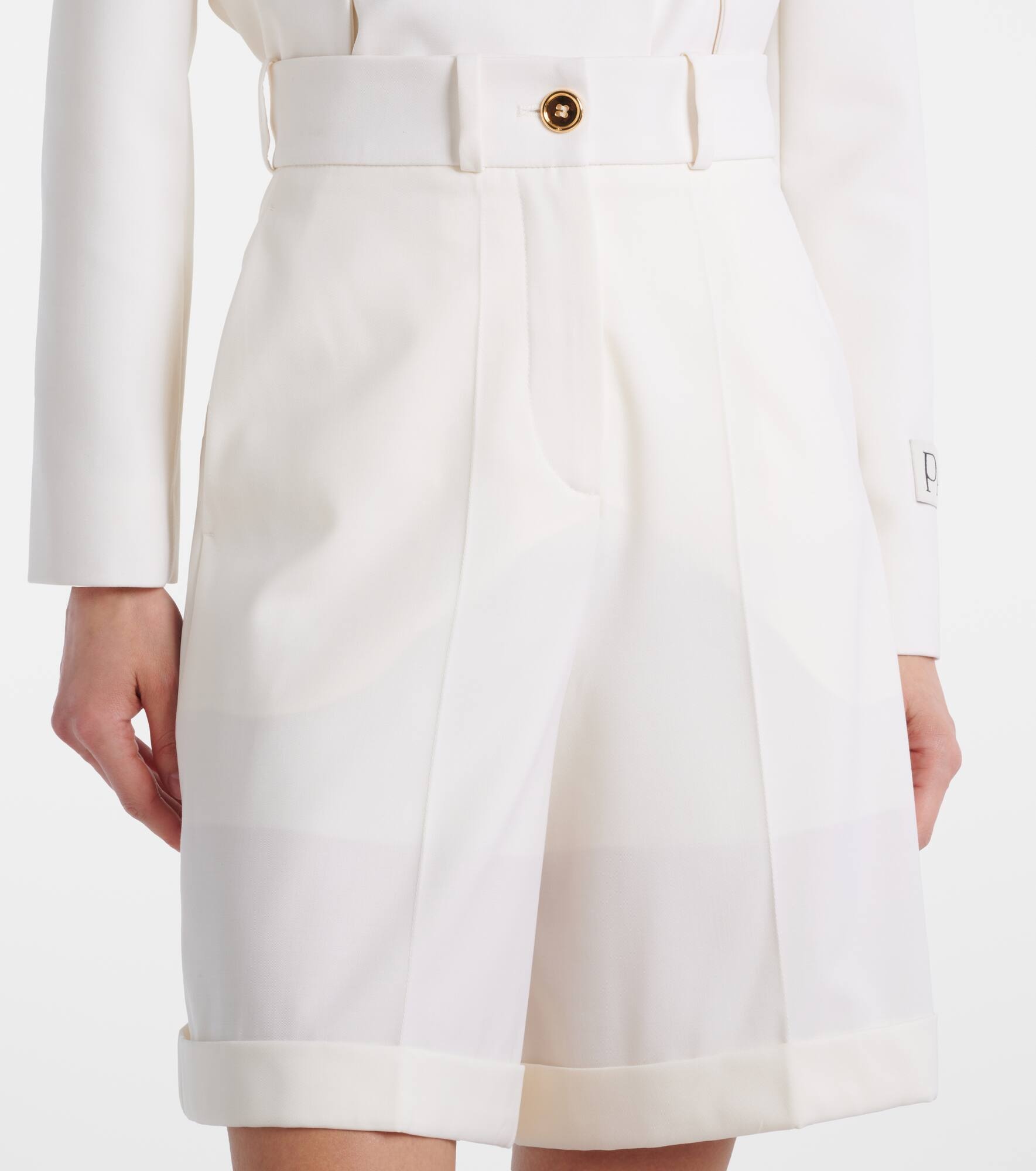 High-rise Bermuda shorts - 4