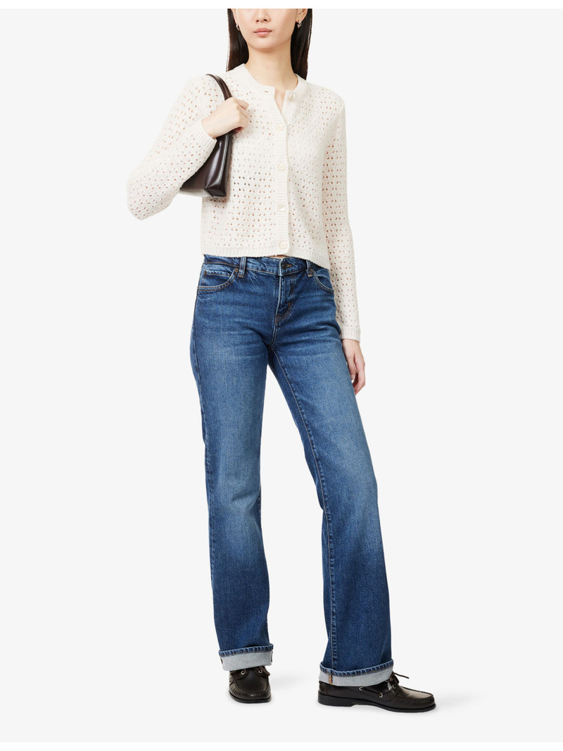 FRAME The Rodeo Low-Rise Bootcut-Leg Denim Jeans outlook