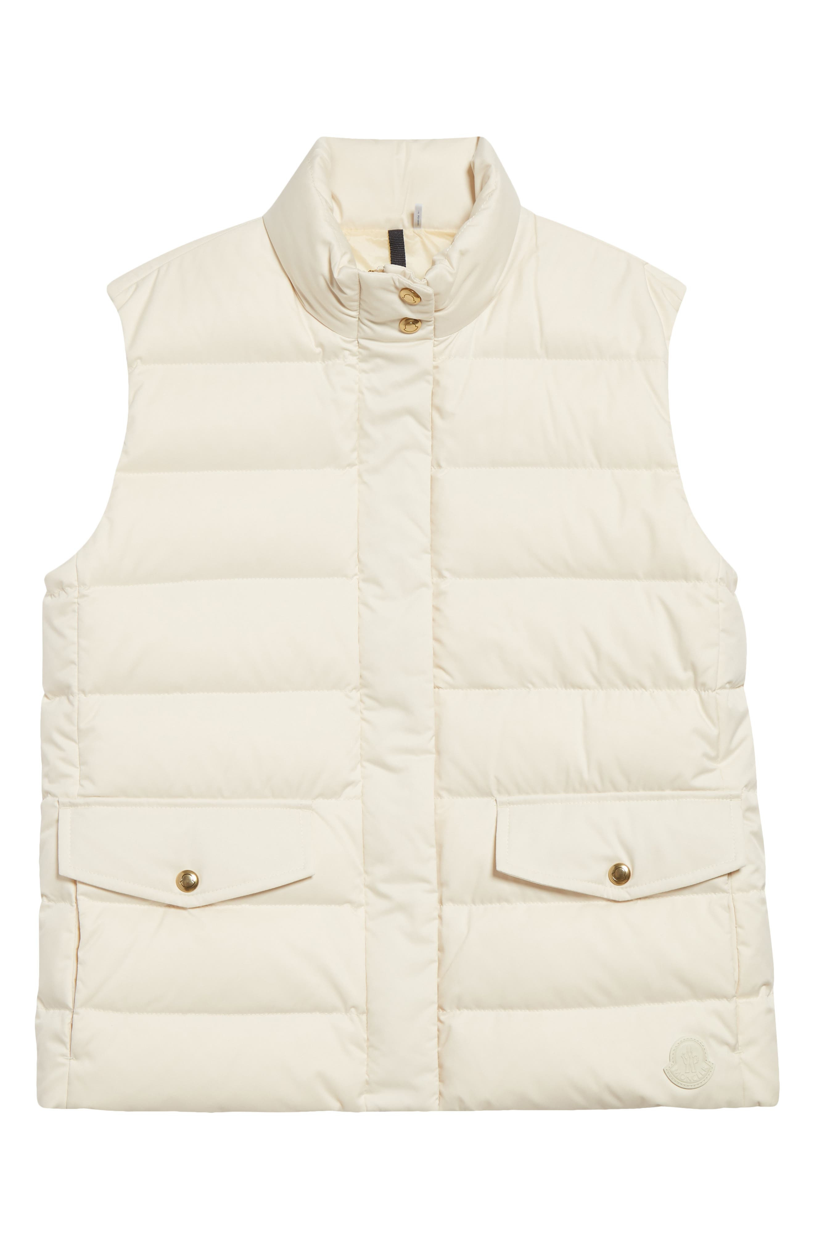 Moncler Besset Down Puffer Vest in Pale Ivory at Nordstrom - 7
