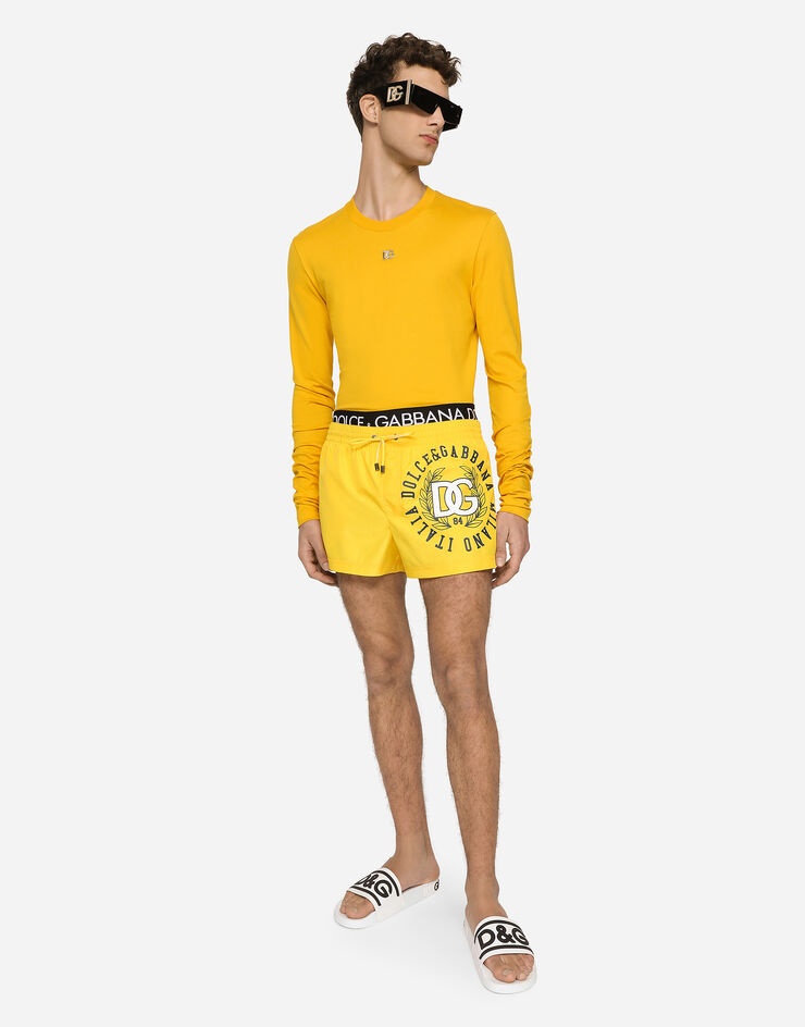 Short printed swim trunks - 3