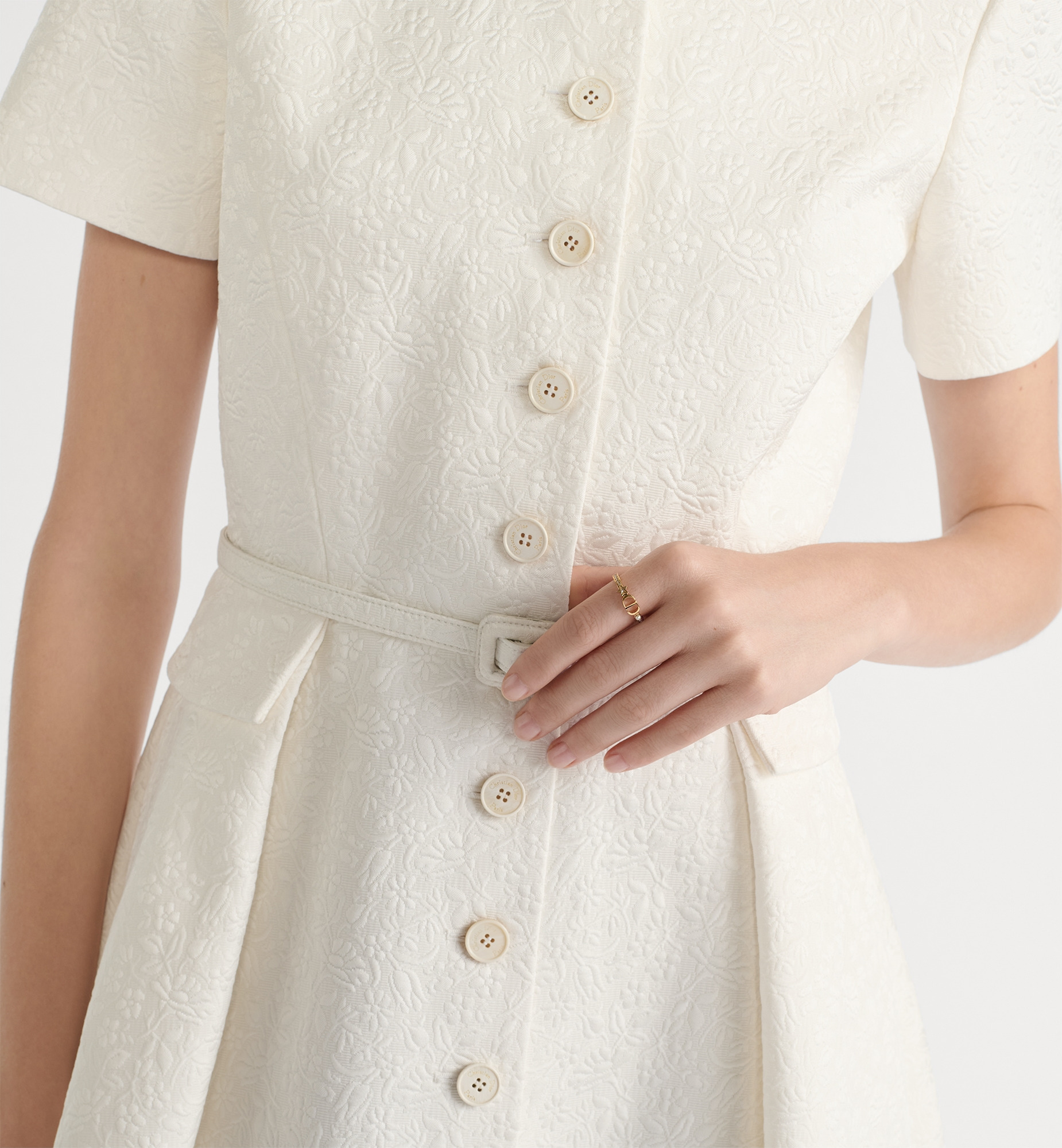 Mid-Length Belted Shirtdress - 5