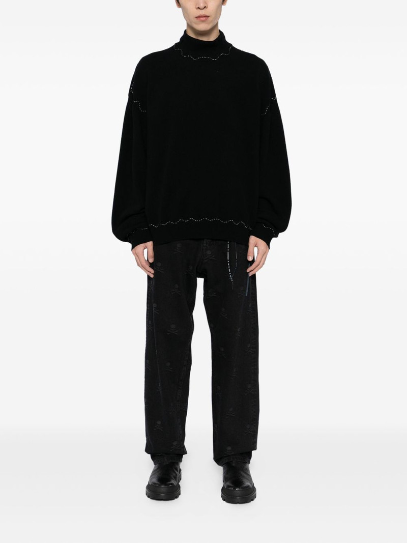 logo-embellished jumper 3