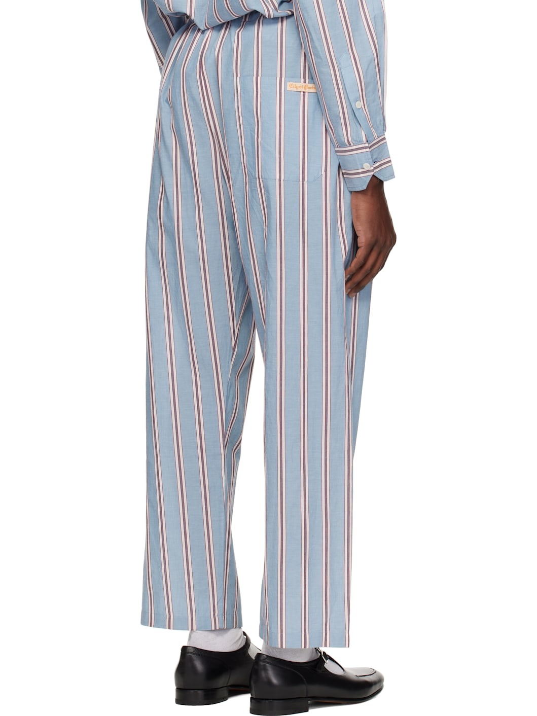 Blue Regatta Stripe Pyjama Pants - 3