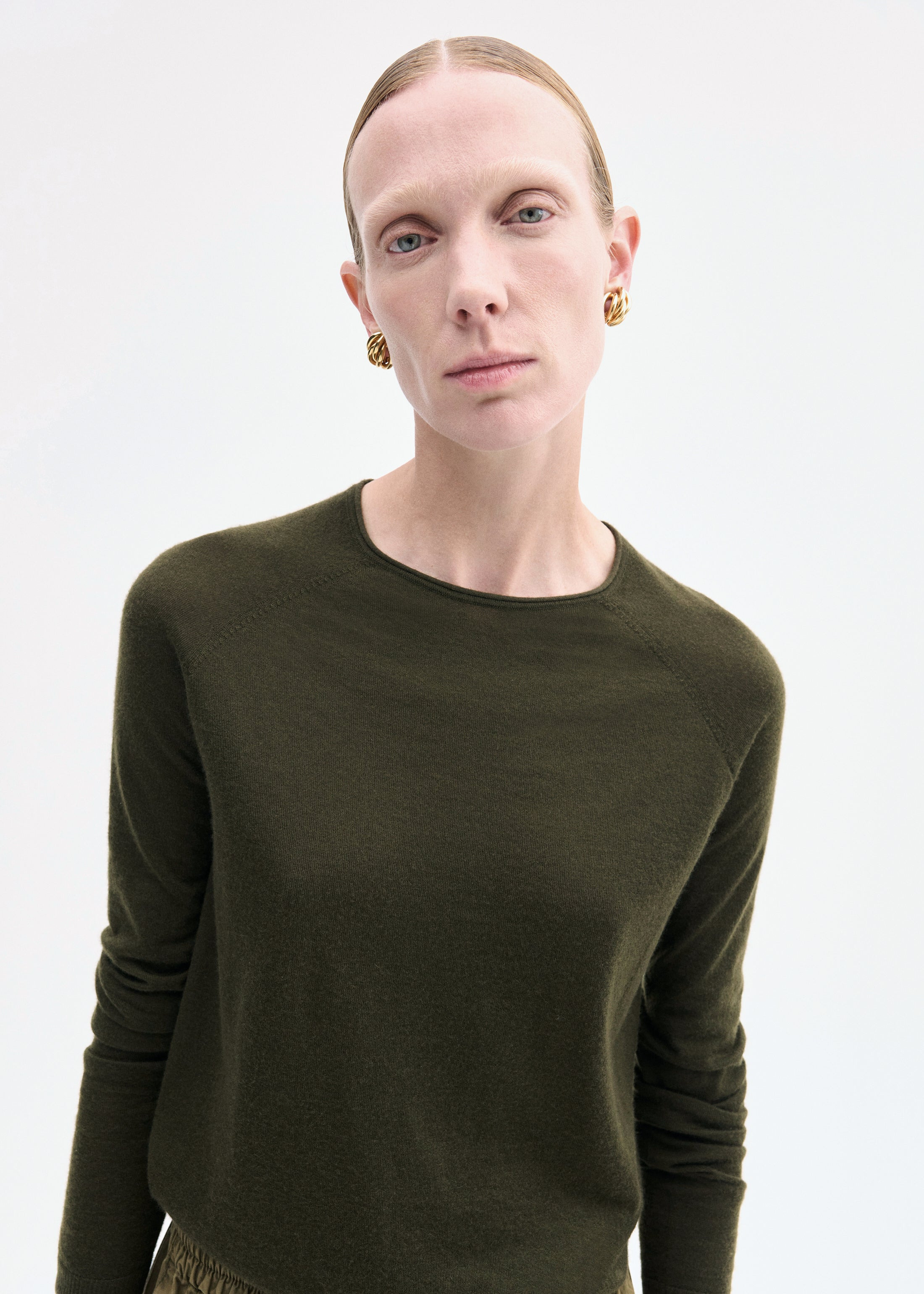 Raglan Sweater in Fine Cashmere - 2
