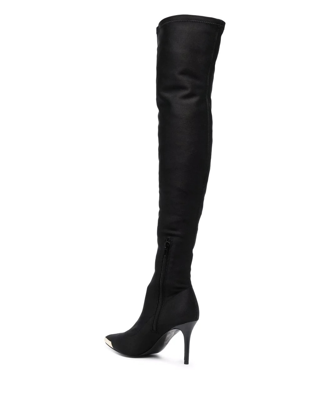 cap-toe thigh boots - 3