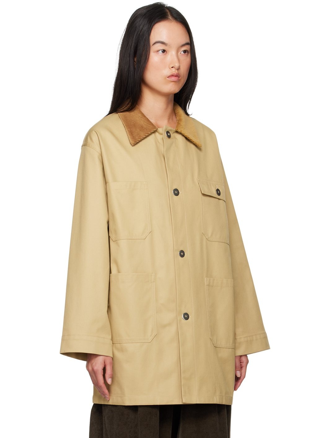 Beige Worker Jacket - 2