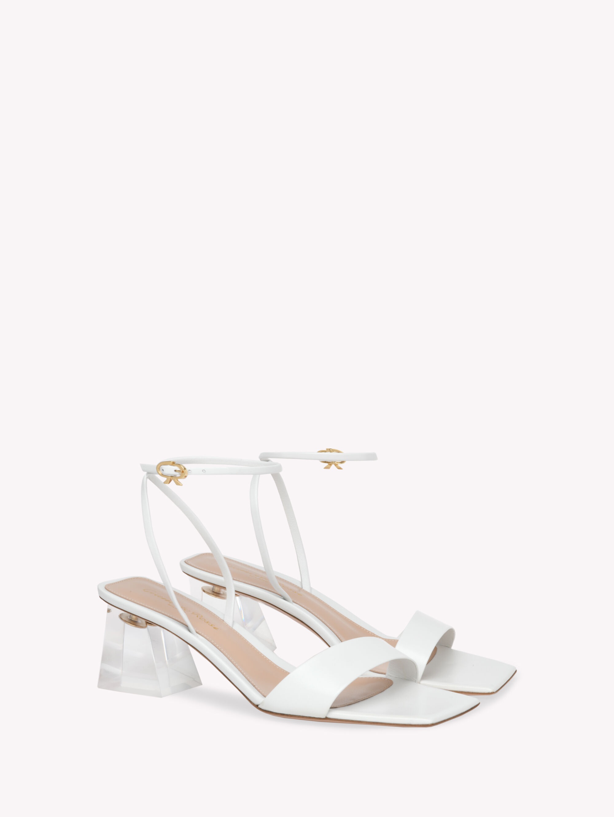 サンダル・ミュール Gianvito Rossi FW22 COSMIC SANDAL. (G32117.55PLE_NAPMANG) Gianvito Rossi - Cosmic Transparent & Silver Sandal, 85mm
