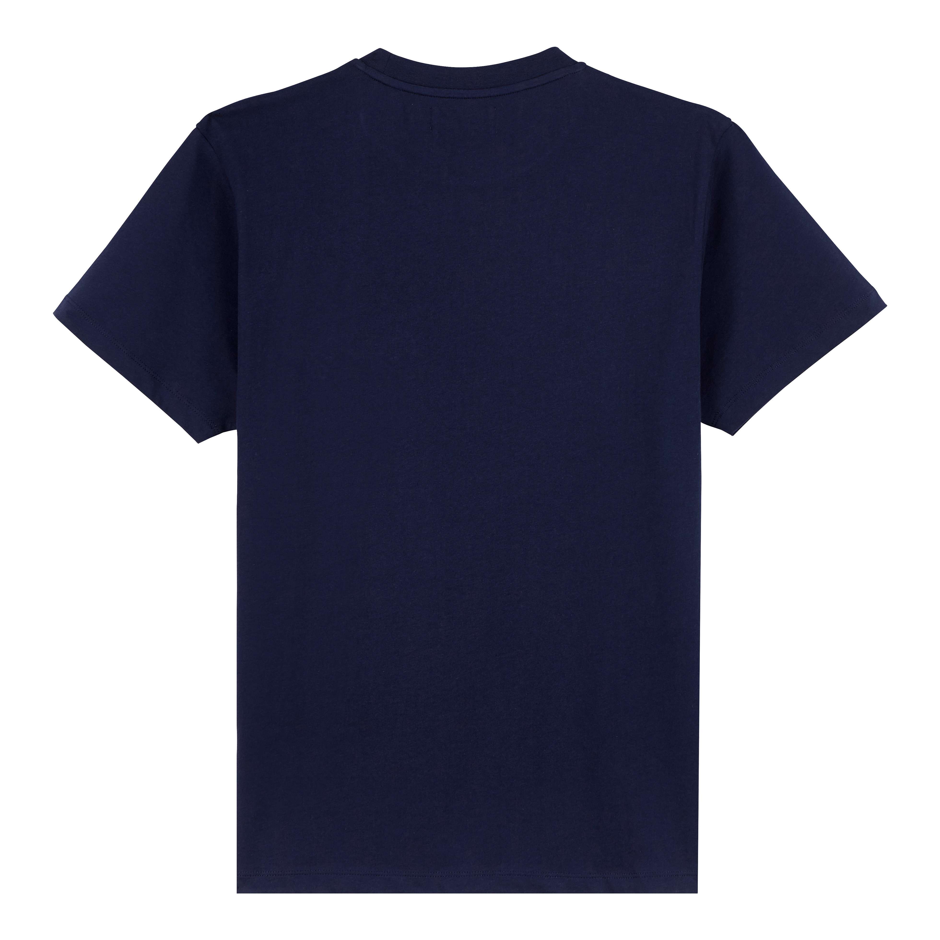 Men Cotton T-Shirt Turtle Patch - 2