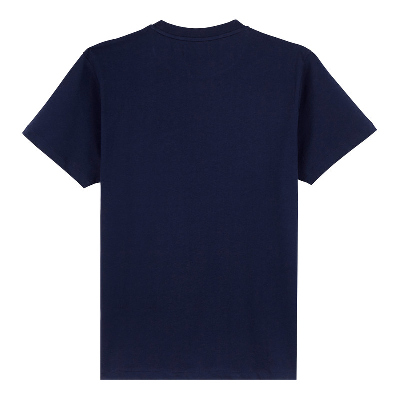 Vilebrequin Men Cotton T-Shirt Turtle Patch outlook