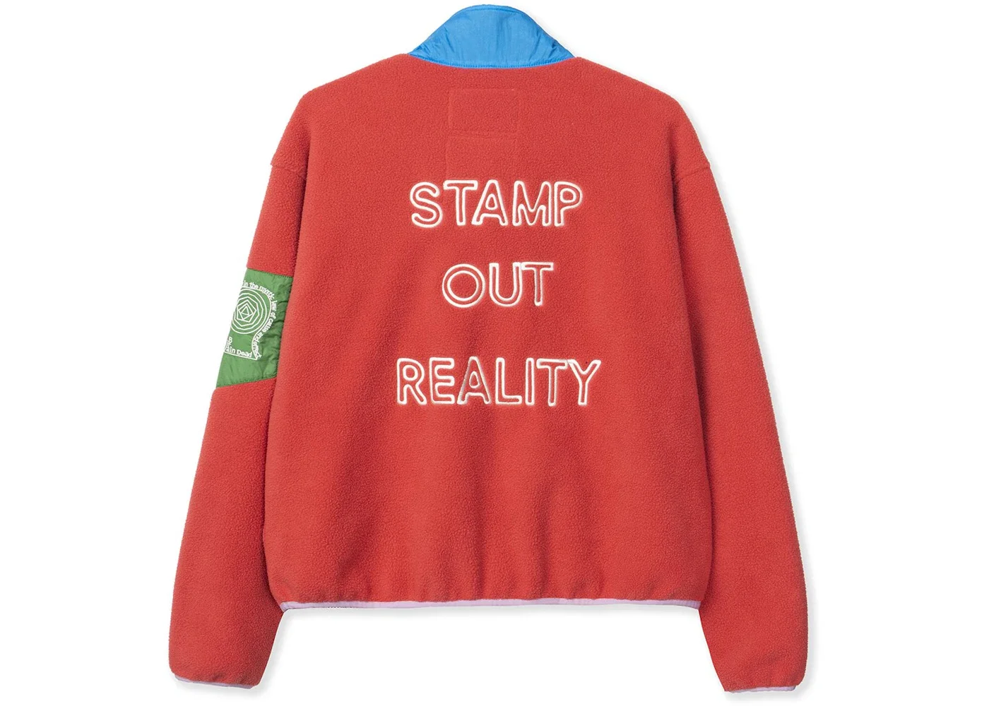 The North Face x Brain Dead 89 Placket Pullover Fleece Sunbaked Red - 1