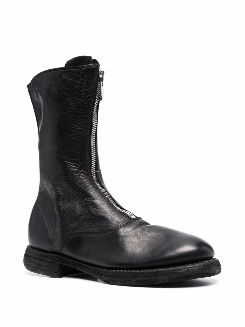 Guidi 310 zip-up ankle boots outlook