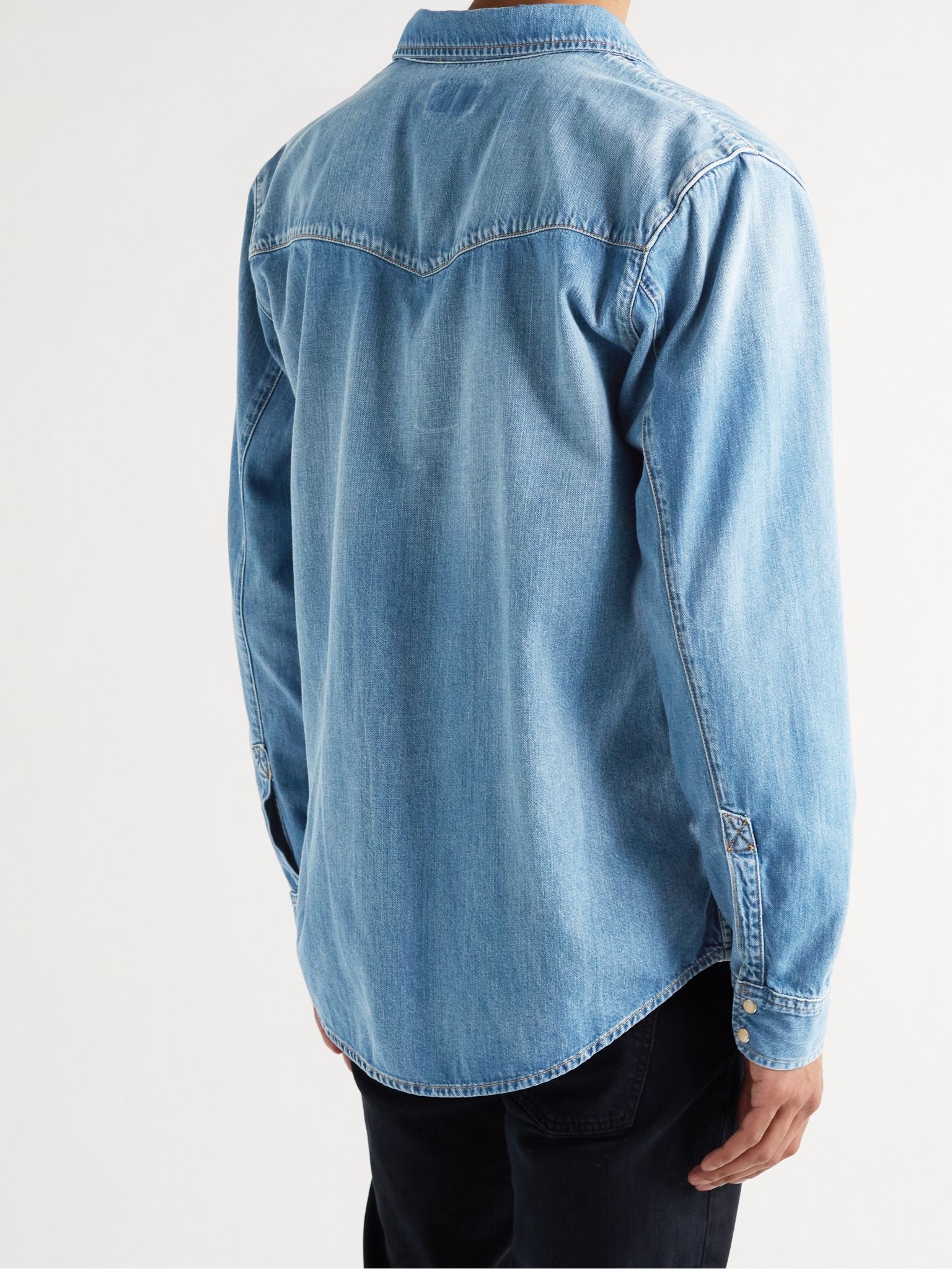 George Organic Denim Western Shirt - 4