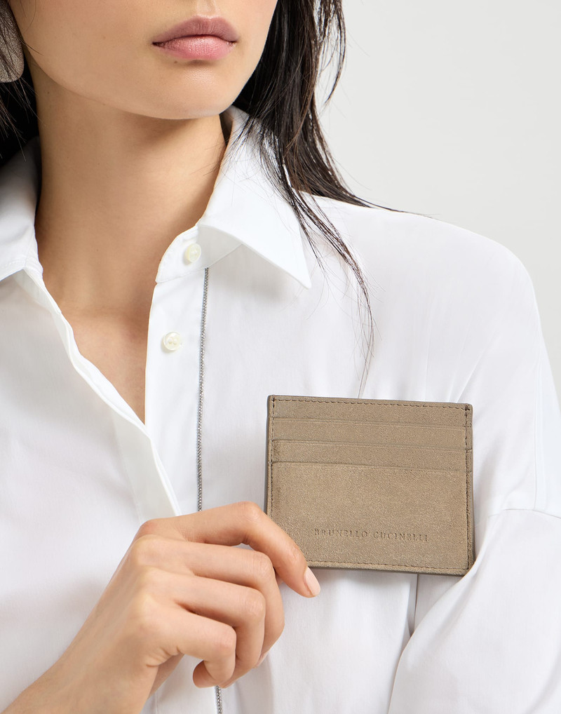 Suede card case 4