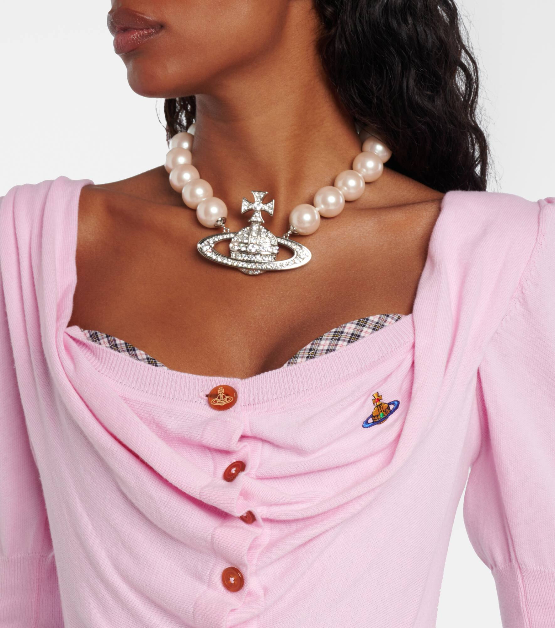 Bea Corset cotton and cashmere cardigan - 4