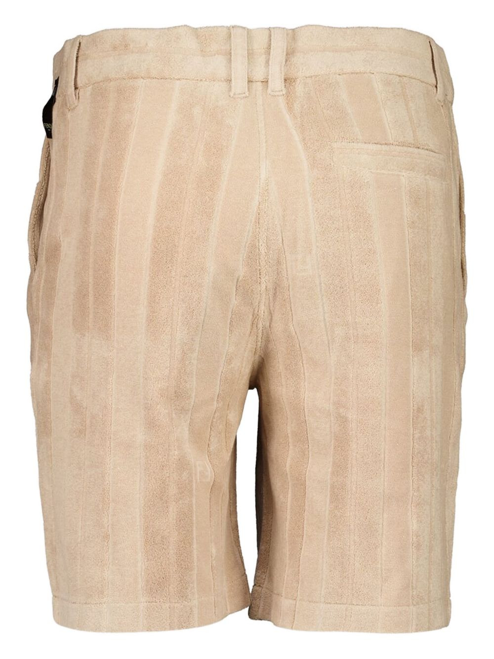 Terry FF-jacquard stripe shorts - 2