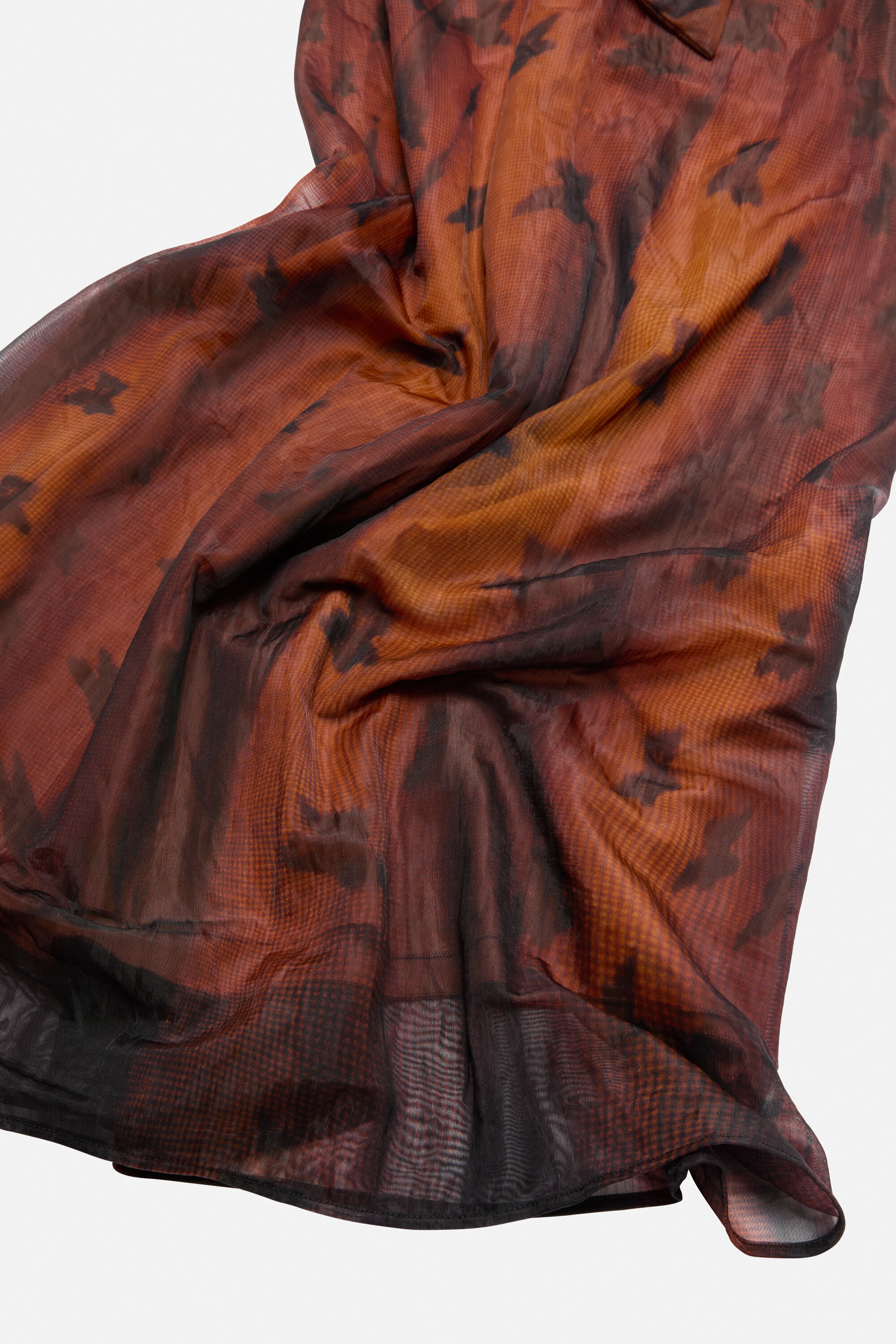 Bow dress - Rust brown - 5