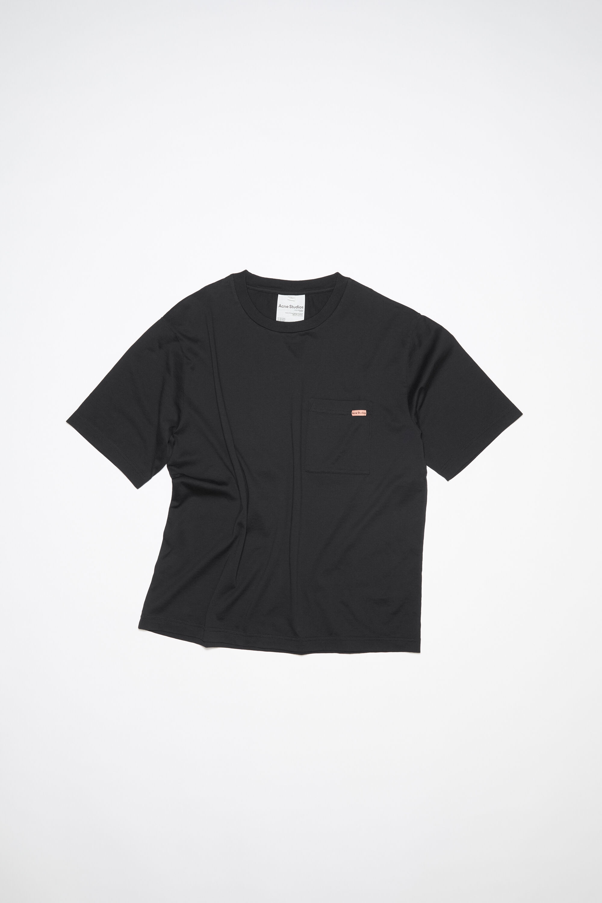 Crew neck t-shirt - Relaxed fit - Black - 5