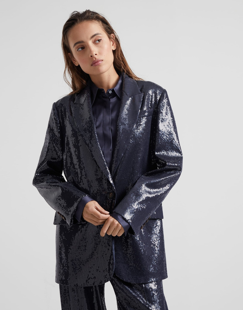 Dazzling satin blazer 1