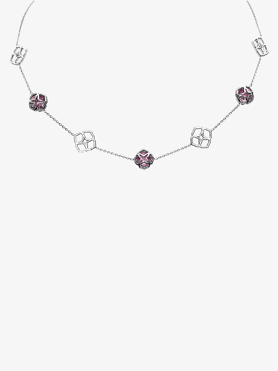 IMPERIALE 18ct white-gold and amethyst necklace - 2