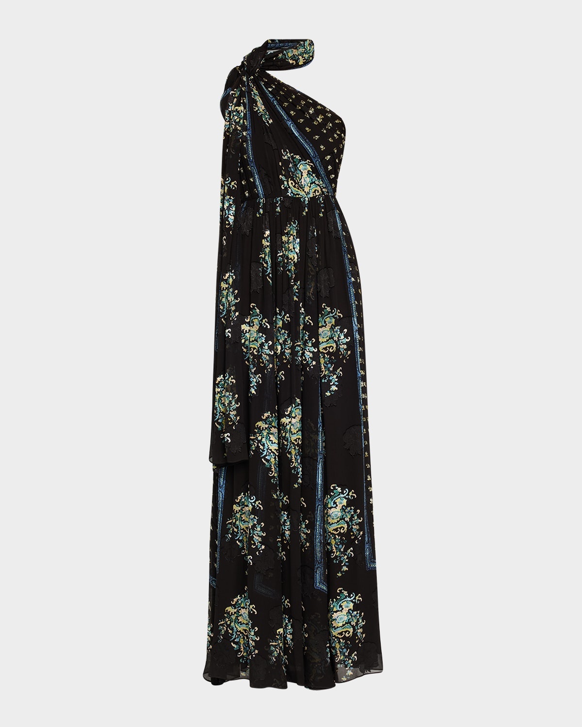 Angelique Draped Scarf Gown - 1