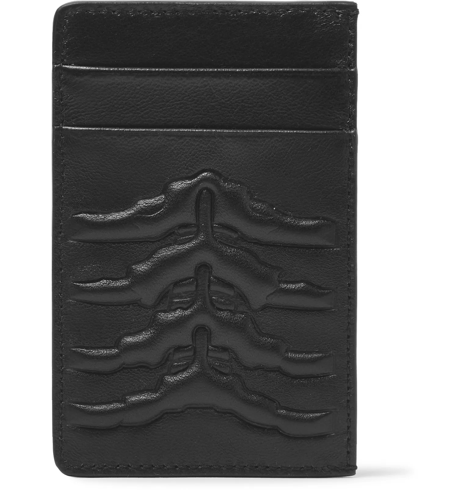 Embossed Leather Cardholder - 1