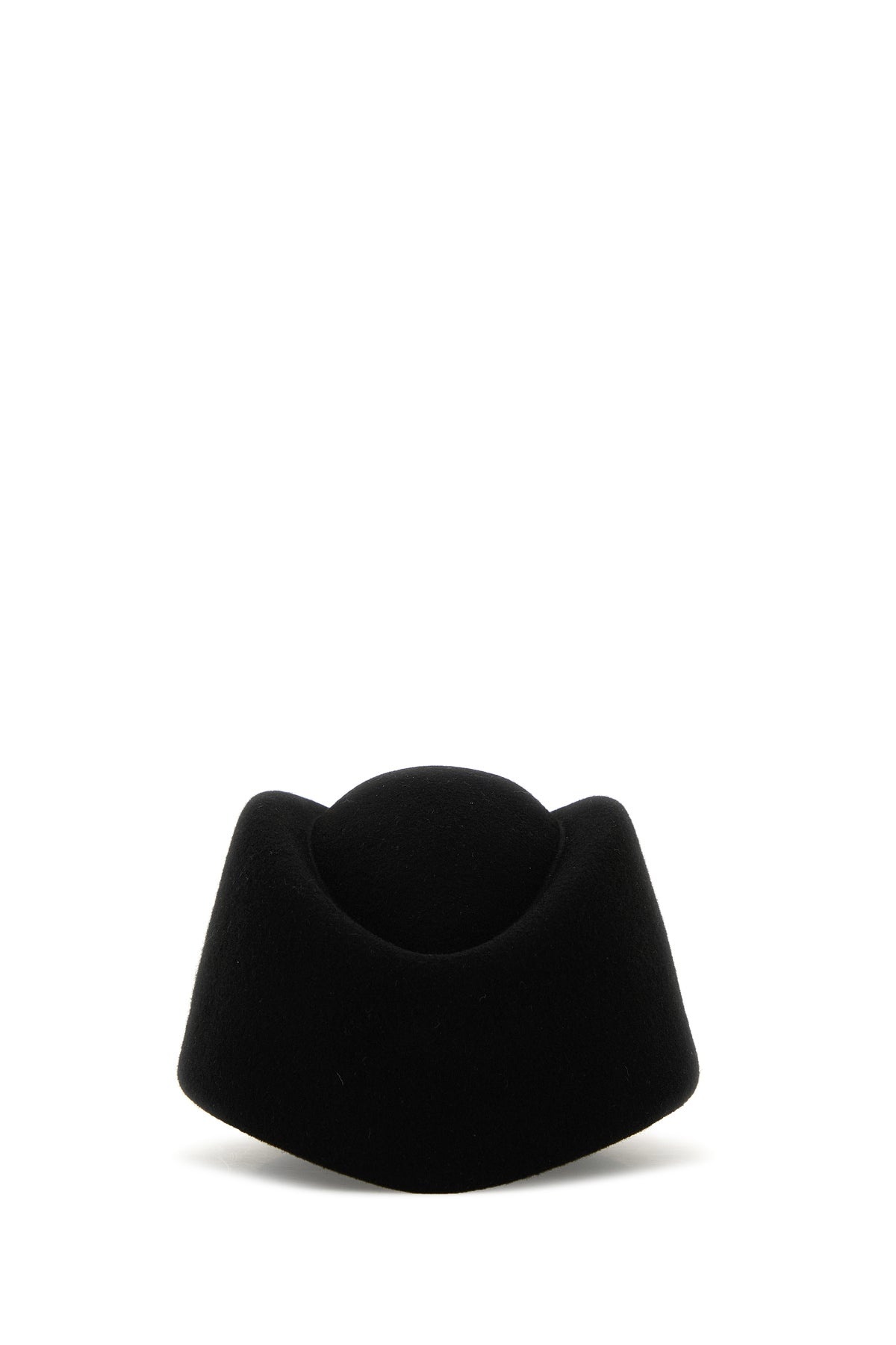 Black wool VLogo Signature hat - 1