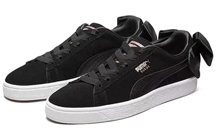 (WMNS) PUMA Suede Bow Wn'S Black 367317-04 - 3