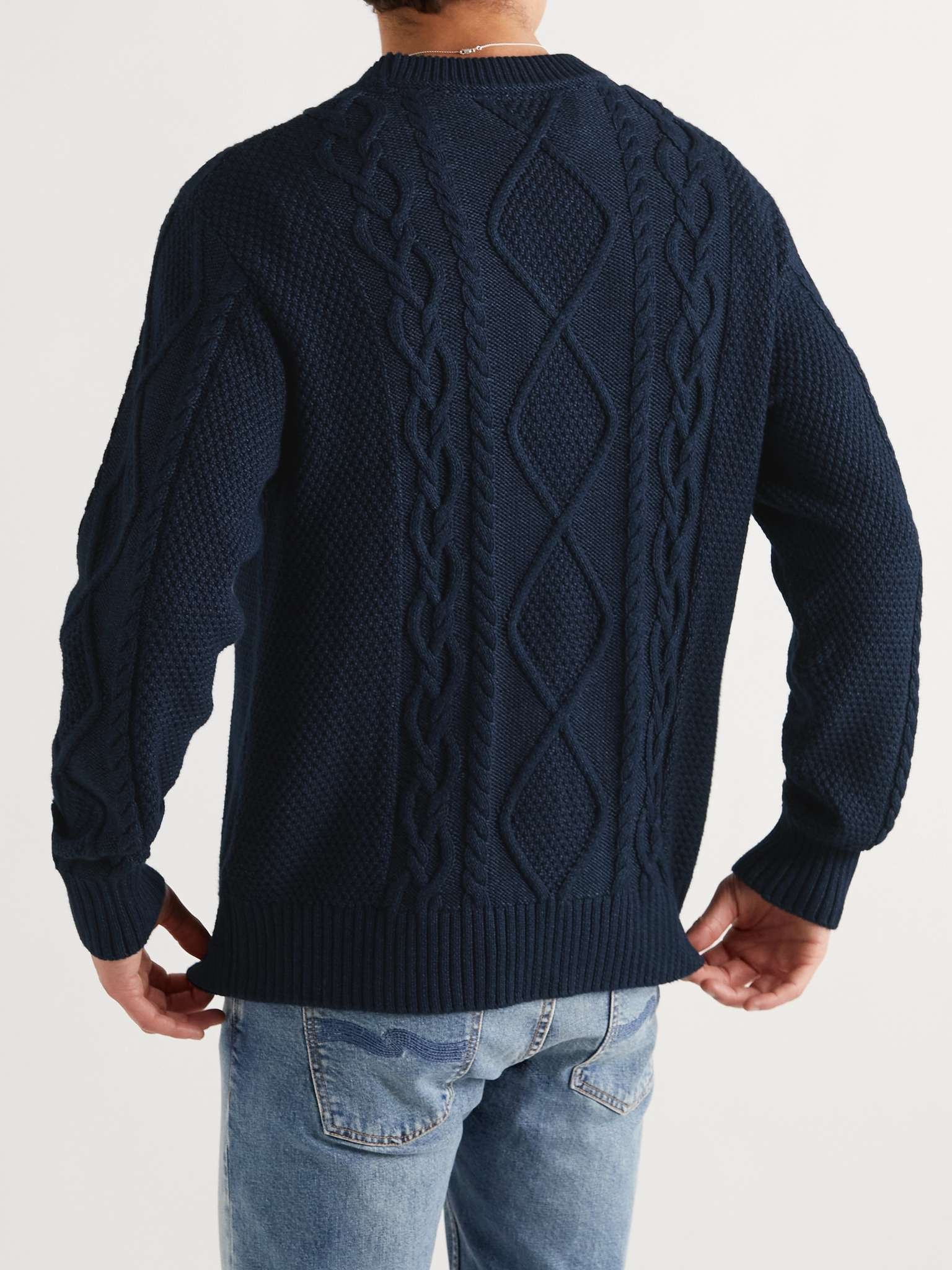 Didrik Cable-Knit Cotton Sweater - 4