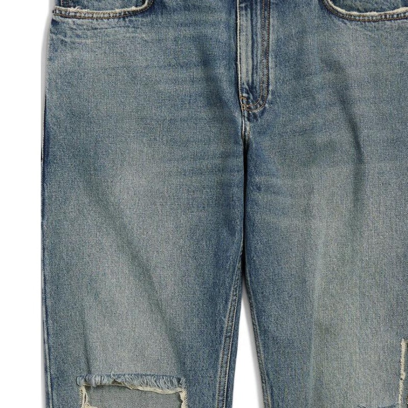 Balenciaga Distressed Straight-Leg Jeans 'Blue' 745149THW254245 - 7