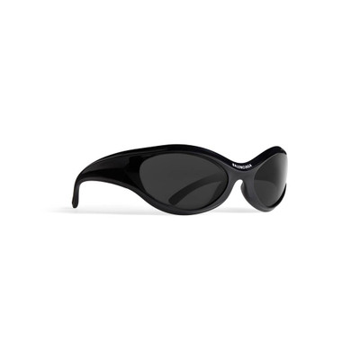 BALENCIAGA Dynamo Round Sunglasses  in Black outlook