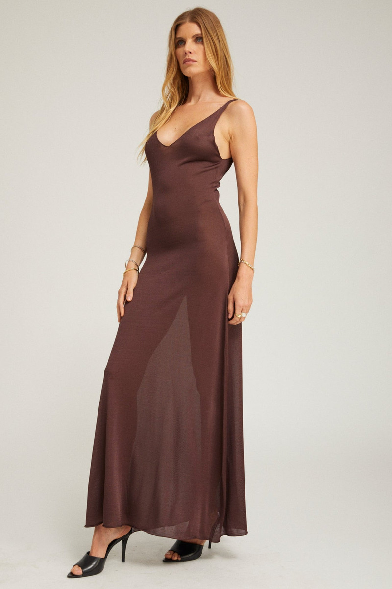 SPRWMN RAYON FRENCH TERRY TANK MAXI DRESS outlook
