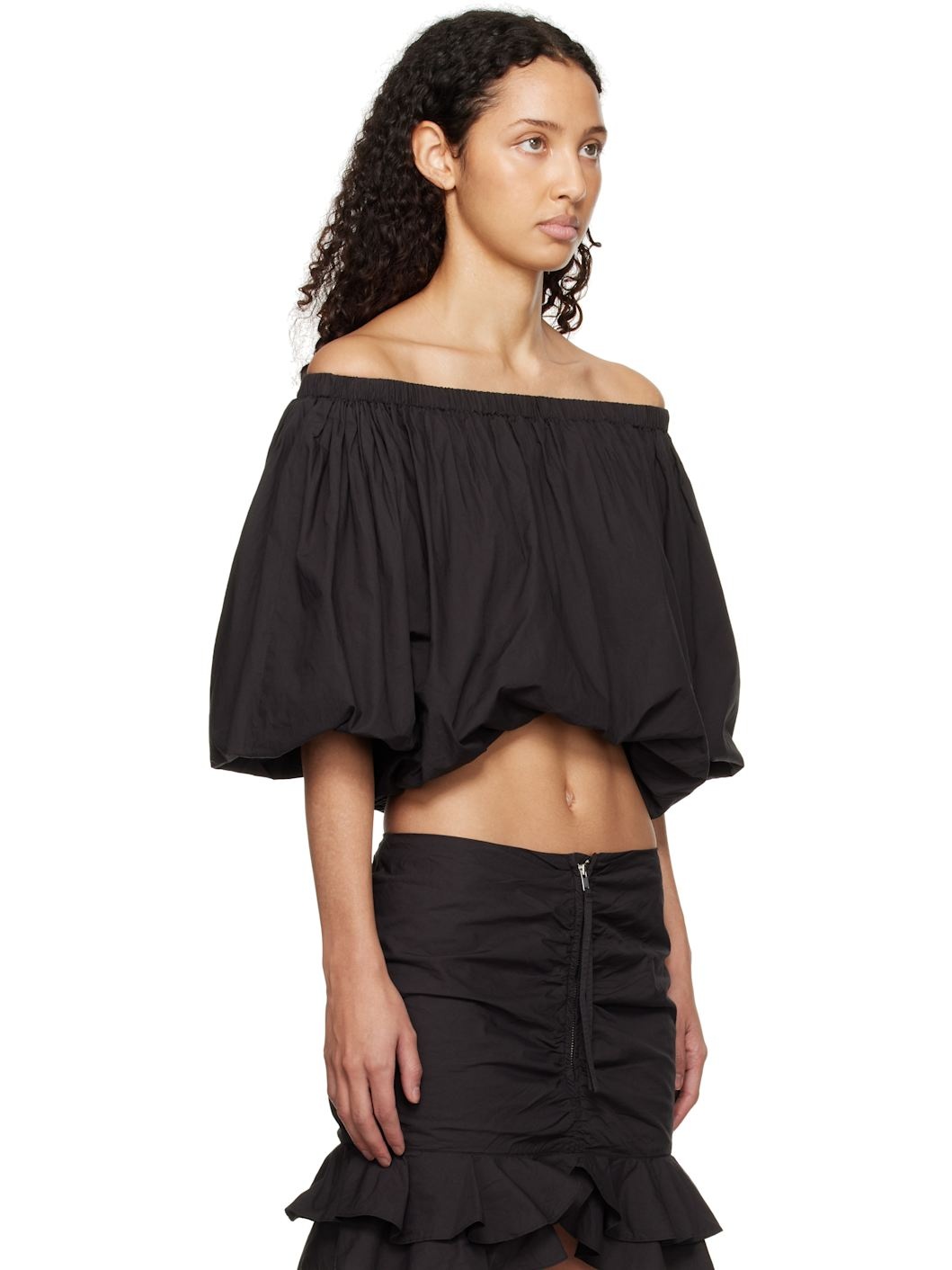 Black Bertille Blouse - 2