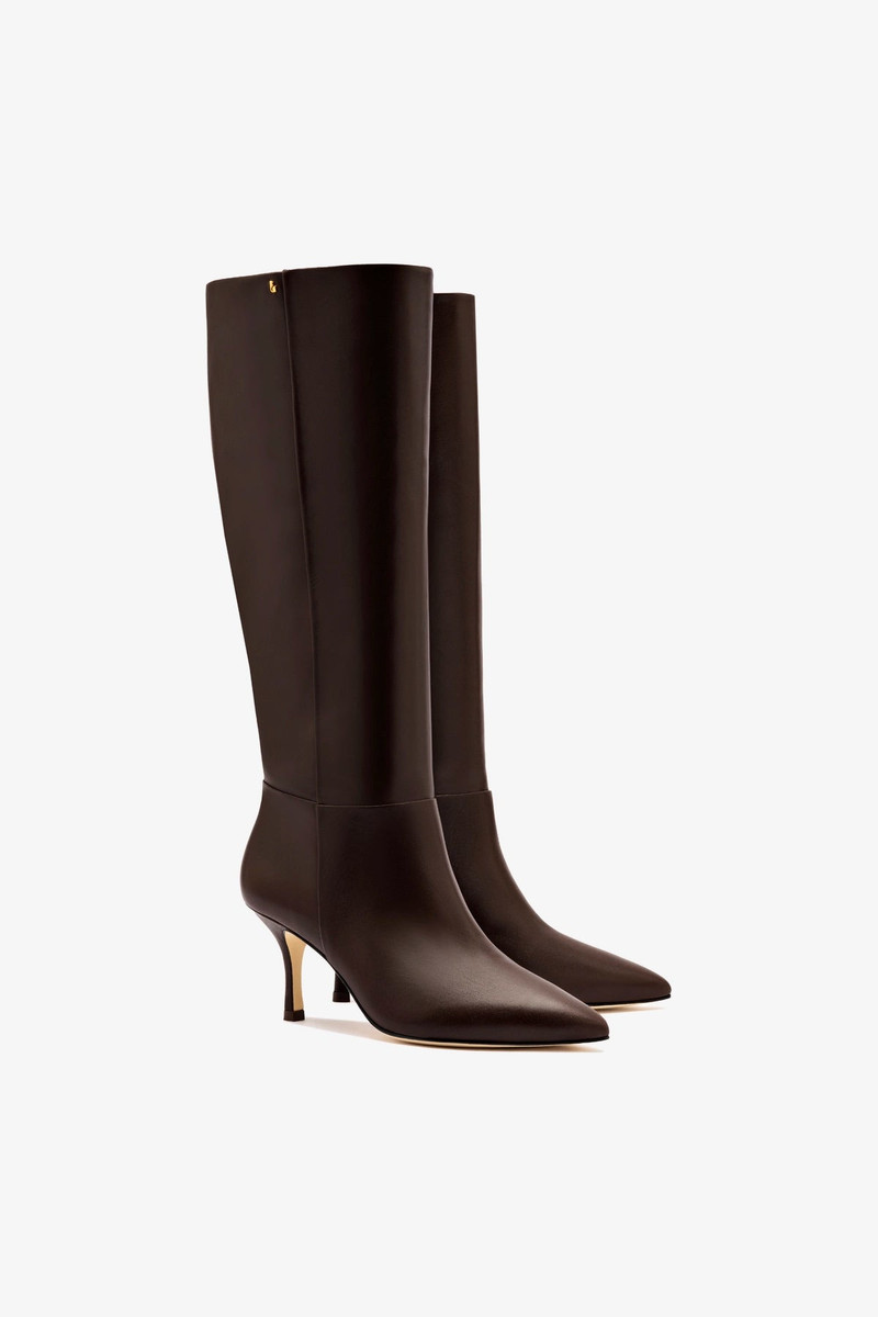 Kate Mid Boot In Brown Leather 3