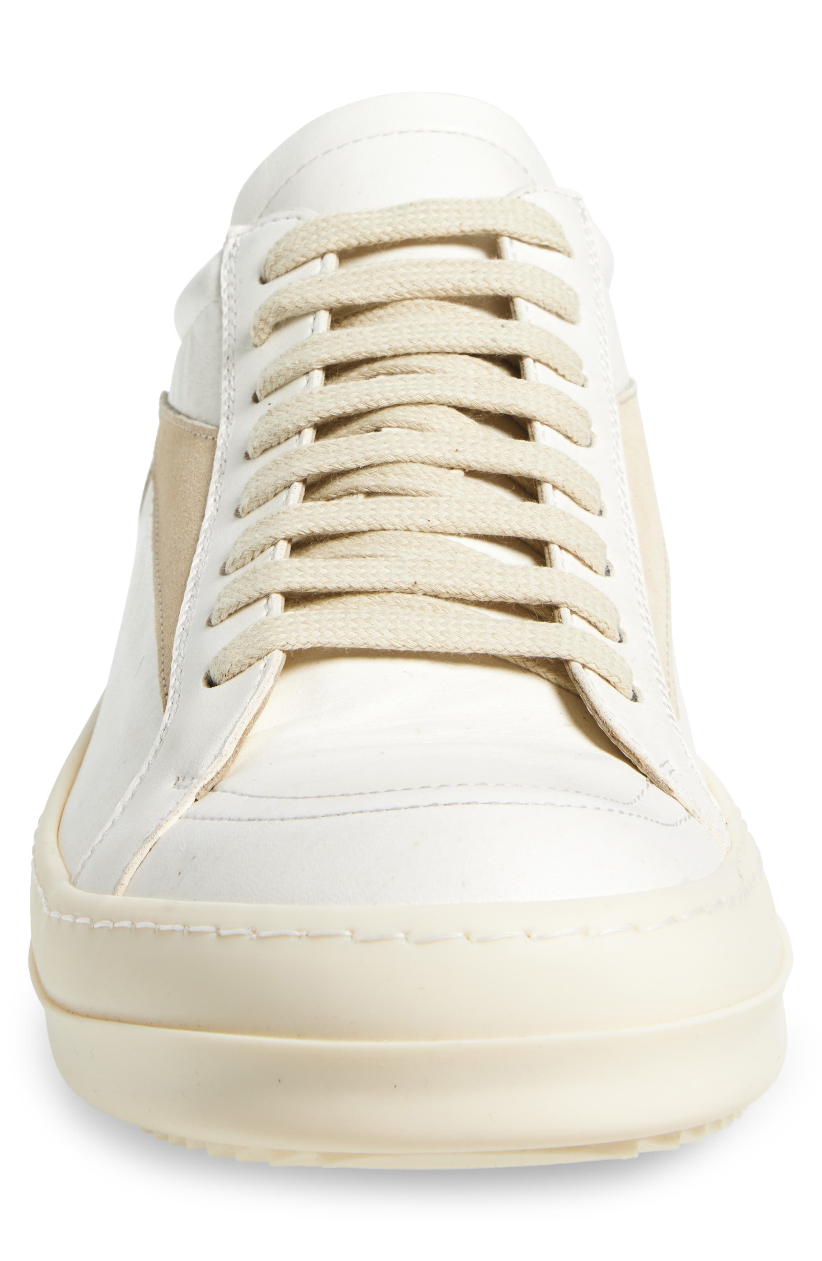 Rick Owens Vintage Sneaks Sneaker in Milk/Milk/Milk at Nordstrom - 4
