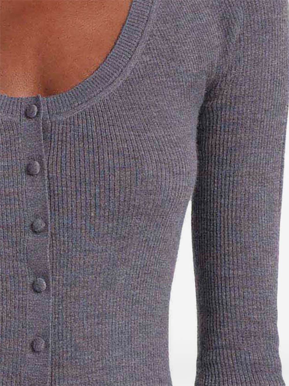 Jones logo-embroidered cashmere cardigan - 5