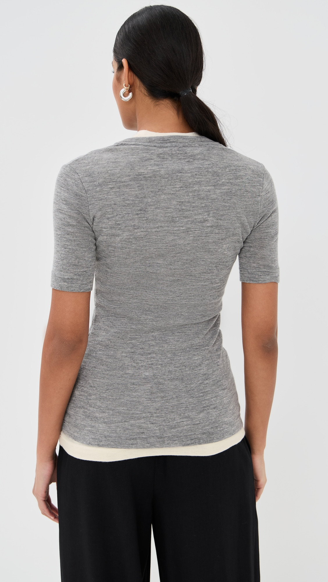 Double Layered Crewneck - 2