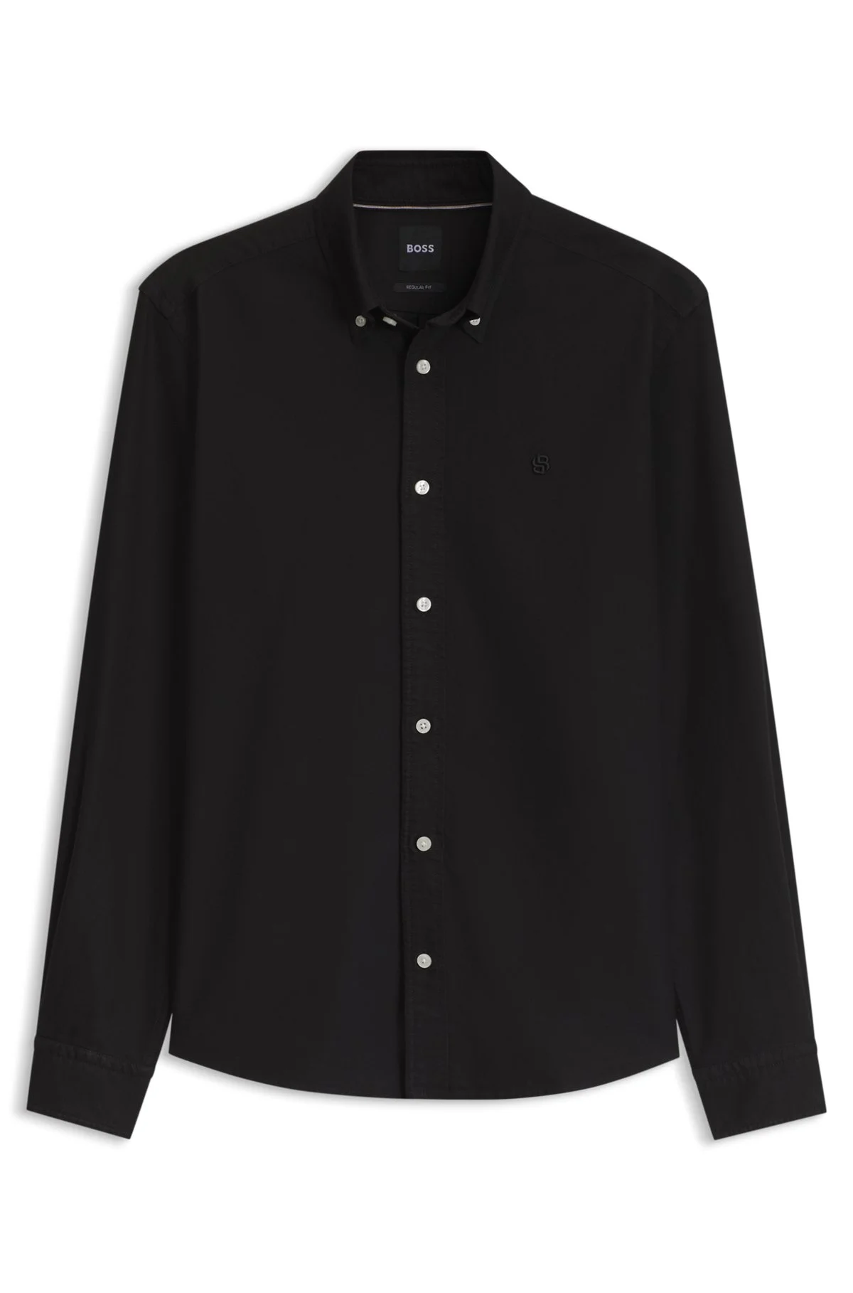 REGULAR-FIT BUTTON-DOWN SHIRT IN OXFORD COTTON - 1