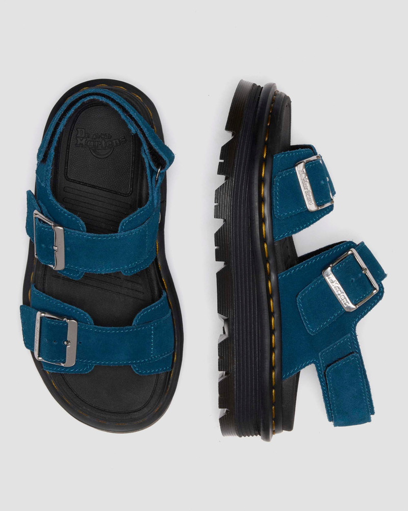 Zebzag Suede Sandals 10