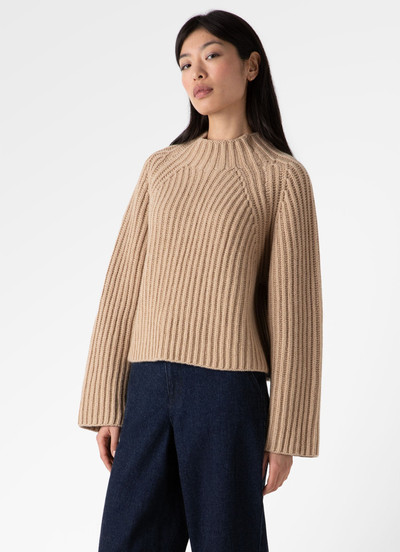 Sunspel Lambswool Chunky Funnel Neck Jumper outlook